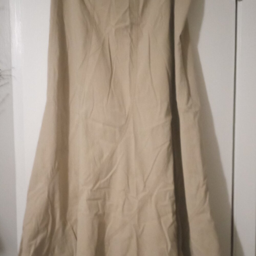 Ideology women's maxi shirt khaki size14 flared streetwear grunge boho - Picture 3 of 9